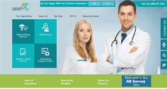 Desktop Screenshot of medicalbillersandcoders.com